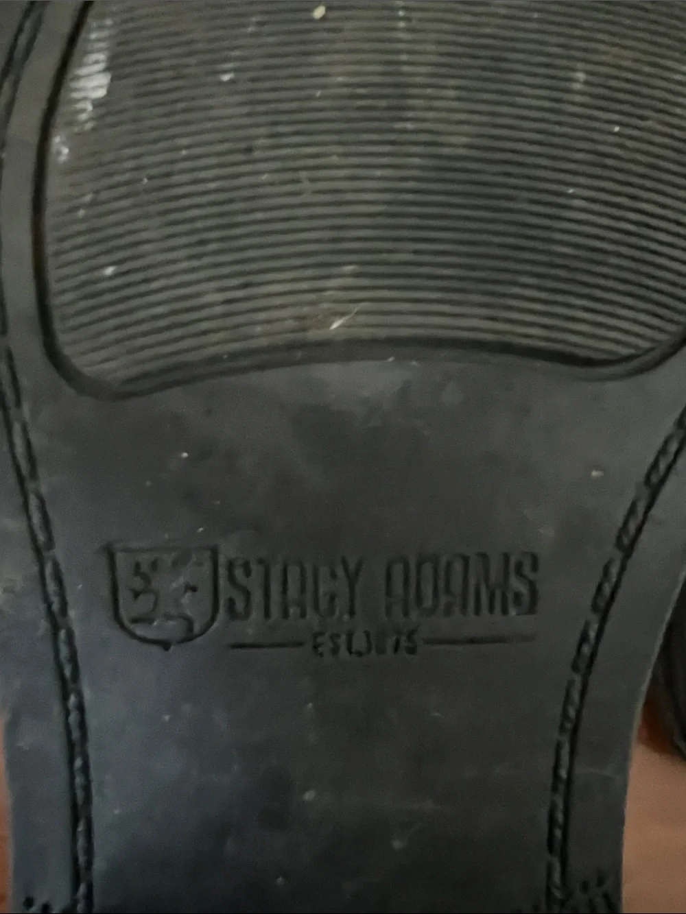 Stacy Adams Black Leather Bit Loafers with Silver Hardware